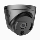 4MP AI Fire Detection Security Camera, Smoke & Flame Detection, Temperature Alarm, Two-Way Audio, 98ft IR, PoE/DC12V, IP67 Waterproof