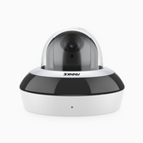CZ504P - 3K 4X Optical Zoom Outdoor PoE PTZ Camera, IK10 Vandal-Resistant, 2.8-12 mm Lens, Intelligent Behavior Analysis, Color Night Vision & Anti-Fog