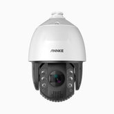 CZ825X - 4K 25X Optical Zoom PoE PTZ Speed Dome Security Camera, IK10 Vandal-Resistant, 5.9-147.5 mm Lens, Smart Detection, 660 ft Color Night Vision, Audio & Visual Alarm