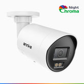 NightChroma<sup>TM</sup> NC800 - 4K Outdoor PoE Security Camera, Acme Color Night Vision, f/1.0 Super Aperture (0.0005 Lux), Human & Vehicle Detection, Intelligent Behavior Analysis, Built-in Microphone