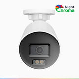 NightChroma<sup>TM</sup> NC800 - 4K Outdoor PoE Security Camera, Acme Color Night Vision, f/1.0 Super Aperture (0.0005 Lux), Human & Vehicle Detection, Intelligent Behavior Analysis, Built-in Microphone