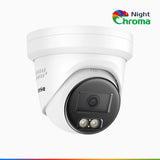 NightChroma<sup>TM</sup> NC800 - 4K Outdoor PoE Security Camera, Acme Color Night Vision, f/1.0 Super Aperture (0.0005 Lux), Human & Vehicle Detection, Intelligent Behavior Analysis, Built-in Microphone