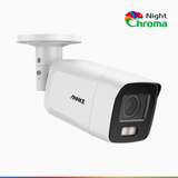 NightChroma<sup>TM</sup> NC800 - 4K Outdoor PoE Security Camera, Acme Color Night Vision, f/1.0 Super Aperture (0.0005 Lux), Human & Vehicle Detection, Intelligent Behavior Analysis, Built-in Microphone