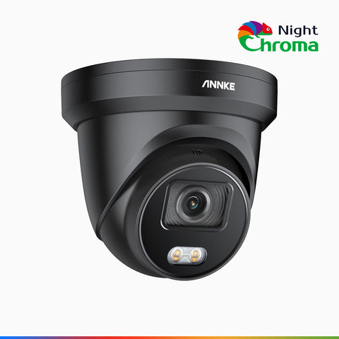 NightChroma<sup>TM</sup> NC800 - 4K Outdoor PoE Security Camera, Acme Color Night Vision, f/1.0 Super Aperture (0.0005 Lux), Human & Vehicle Detection, Intelligent Behavior Analysis, Built-in Microphone, Works with Alexa