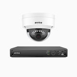 H500 - 3K Super HD 4 Channel 1 Cameras PoE Security System, Color & IR Night Vision, 3072 × 1728 @ 20fps, Smart Human & Vehicle Detection, Built-in Microphone, IP67