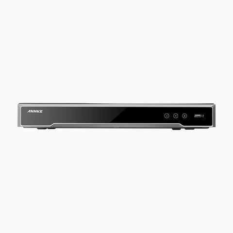 ANP800 - 4K 8 Channel H.265+ PoE NVR, Max 160 Mbps Outgoing Bandwidth, 2CH 4K Decoding Capability, Supports IPC with Human & Vehicle, Perimeter Detection, Dual Hard Drive Bays