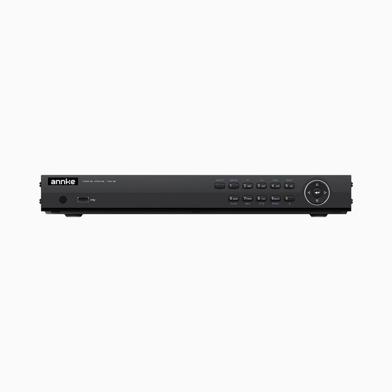 ANP1600 - 4K 16 Channel H.265+ PoE NVR, Max 160 Mbps Outgoing Bandwidth, 2CH 4K Decoding Capability, Supports IPC with Human & Vehicle, Perimeter Detection, Dual Hard Drive Bays