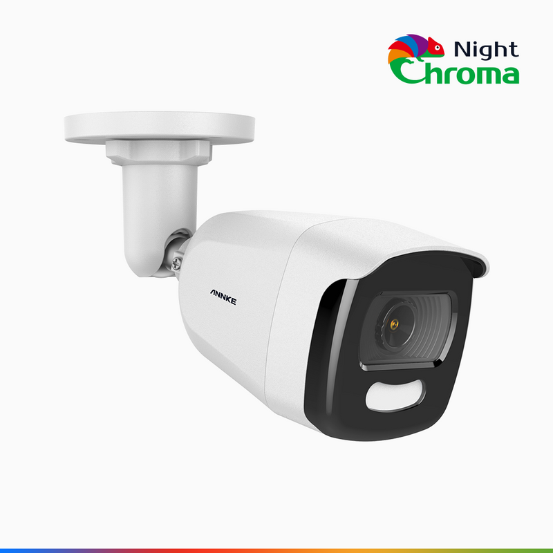 NightChroma<sup>TM</sup> NCA500 - 5MP Acme Color Night Vision Security TVI Camera,  f/1.0 Aperture (0.0005 Lux), 121° FoV, Active Alignment, IP67