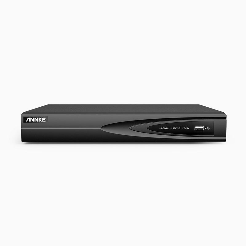 4K 4 Channel H.265+ PoE NVR, RTSP Supported, Works with Alexa